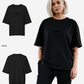 G West Womens Heavyweight Logo Wear Oversized T-Shirt