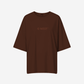 G West Womens Heavyweight Logo Wear Oversized T-Shirt