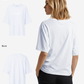 G West Womens Heavyweight Logo Wear Oversized T-Shirt