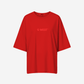 G West Womens Heavyweight Logo Wear Oversized T-Shirt