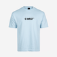 G West Mens Heavyweight Logo Wear Oversized T-Shirt
