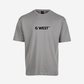 G West Mens Heavyweight Logo Wear Oversized T-Shirt