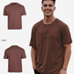 G West Mens Heavyweight Logo Wear Oversized T-Shirt
