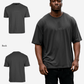 G West Mens Heavyweight Logo Wear Oversized T-Shirt