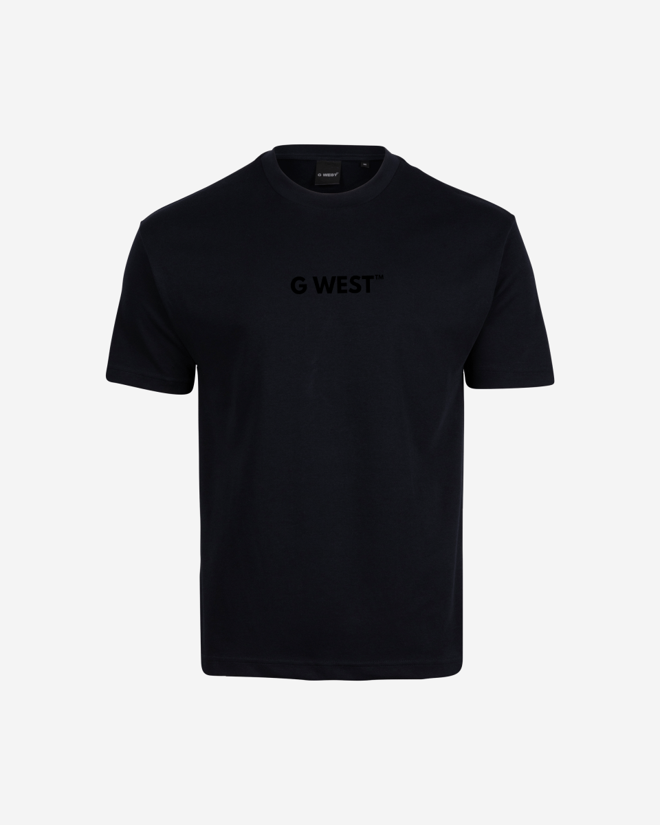 G West Mens Heavyweight Logo Wear Oversized T-Shirt