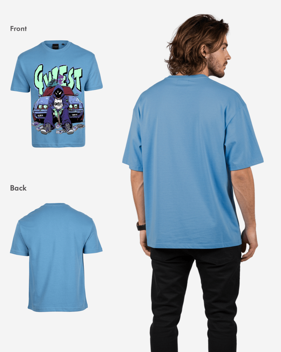 G-West G WEST HEIST Oversized T-Shirt Mens
