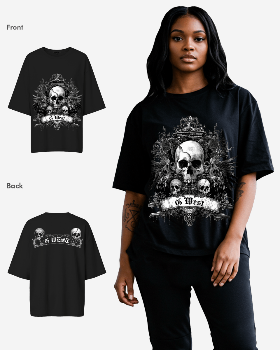 G West Womens Hell City Oversized Tee