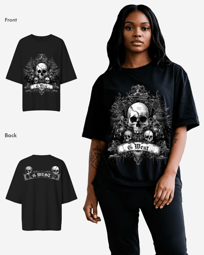 G West Womens Hell City Oversized Tee