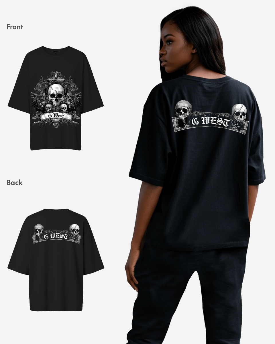 G West Womens Hell City Oversized Tee