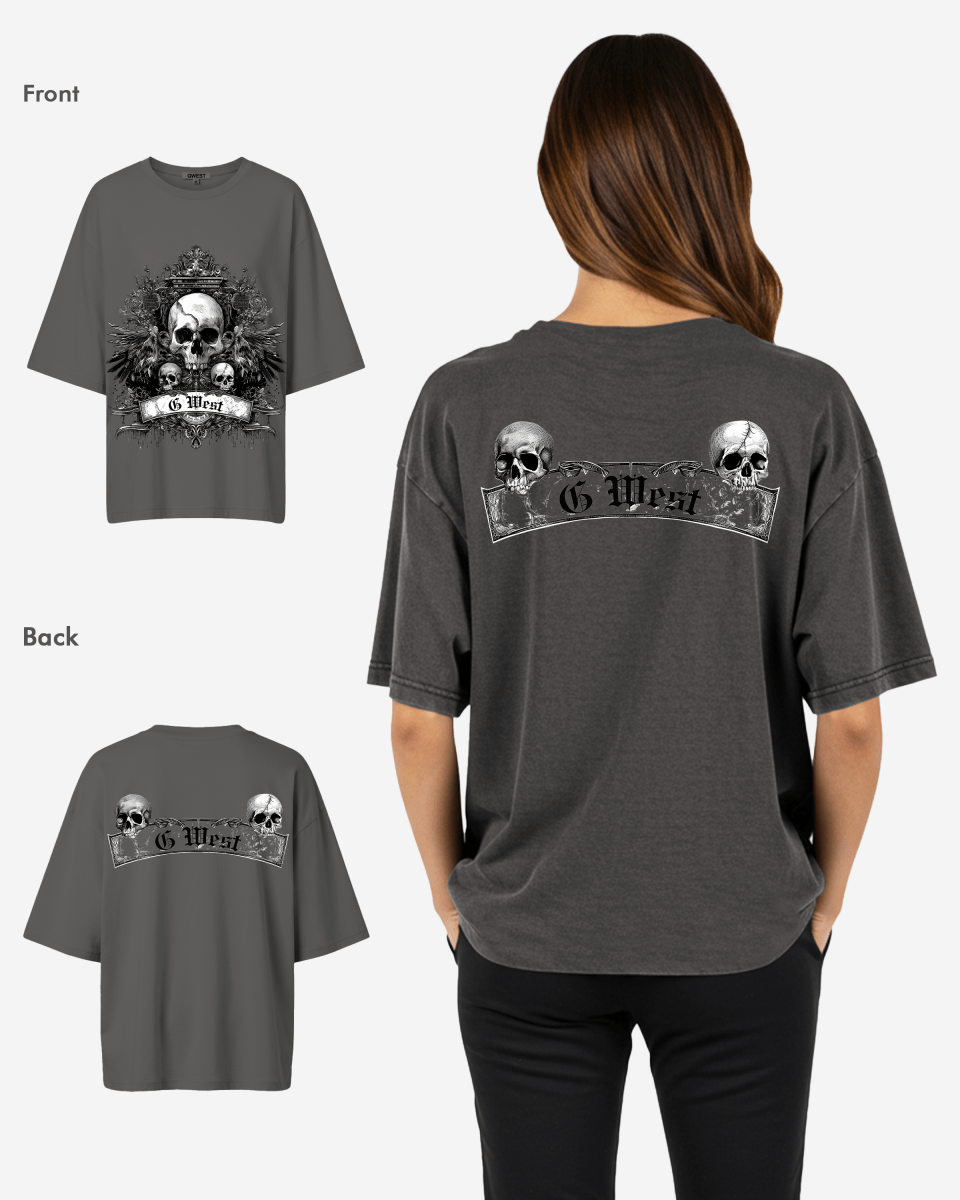 G West Womens Hell City Oversized Tee
