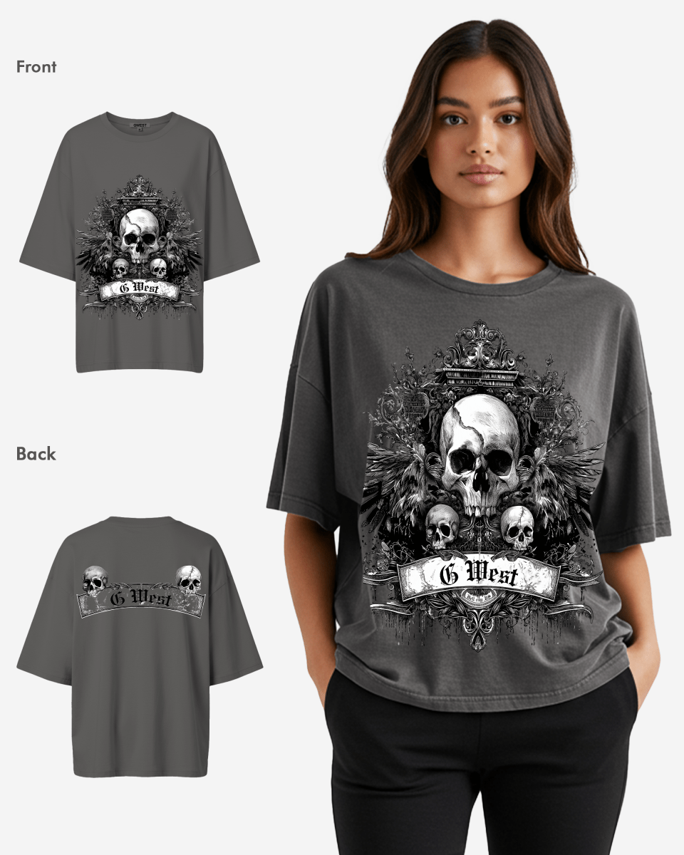 G West Womens Hell City Oversized Tee