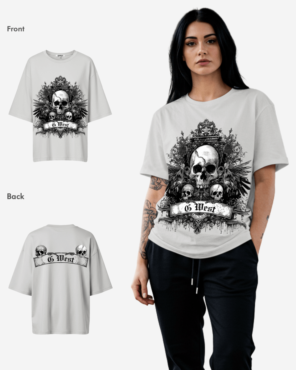 G West Womens Hell City Oversized Tee