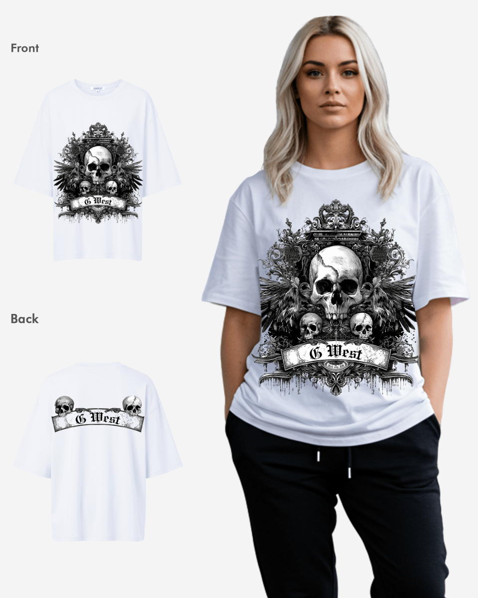 G West Womens Hell City Oversized Tee