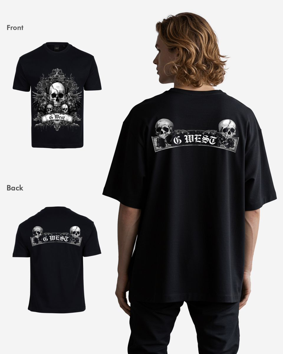 G West Mens Hell City Oversized Tee