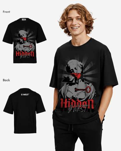 G WEST HIDDEN OVERSIZED T-Shirt Mens