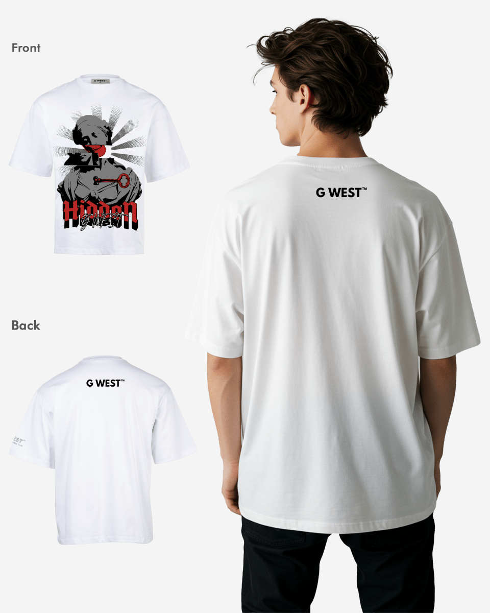 G WEST HIDDEN OVERSIZED T-Shirt Mens