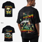 G West Mens Hold Steady Premium Oversized Tee Front And Back Print