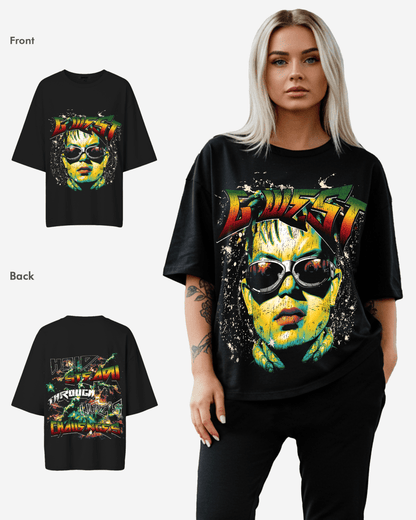 G West Womens Hold Steady Premium Oversized Tee
