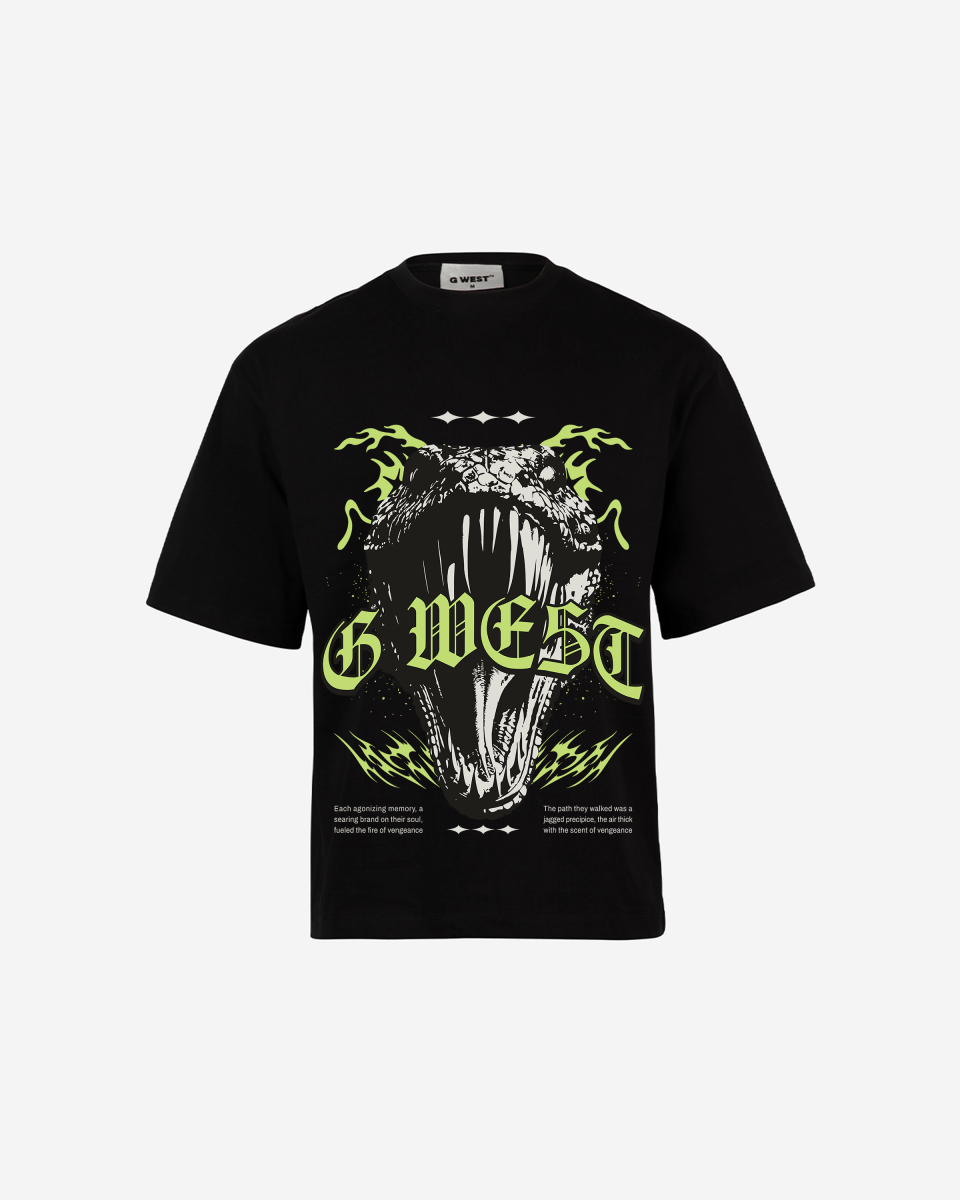 G WEST HUNGER UNLEASHED OVERSIZED T-Shirt Mens