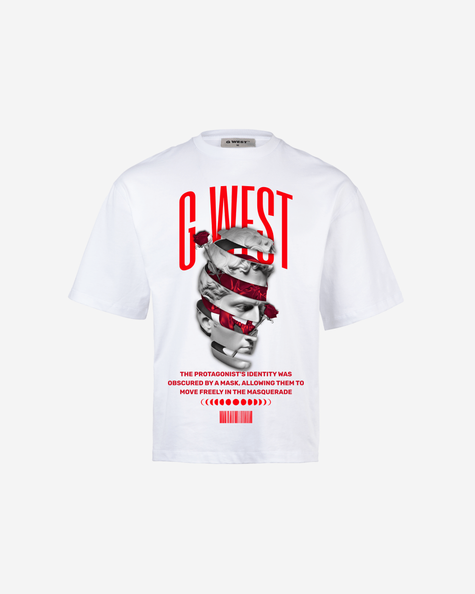 G WEST identity concealed OVERSIZED T-Shirt Mens