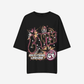 G West Womens Illuminated Soul Double Hit Premium Oversized Tee Front And Back Print