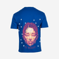 G West Mens Illuminated Soul Double Hit Premium Oversized Tee Front And Back Print