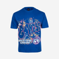 G West Mens Illuminated Soul Double Hit Premium Oversized Tee Front And Back Print