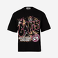 G West Mens Illuminated Soul Double Hit Premium Oversized Tee Front And Back Print