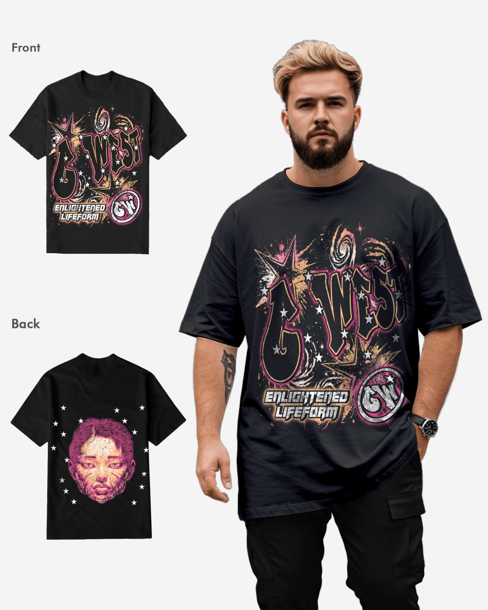 G West Illuminated Soul Double Hit T-Shirt Big and Tall Mens