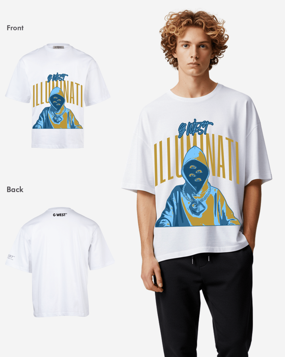 G WEST ILLUMINATI OVERSIZED T-Shirt Mens