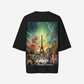 G West Womens In Paris Oversized T-Shirt
