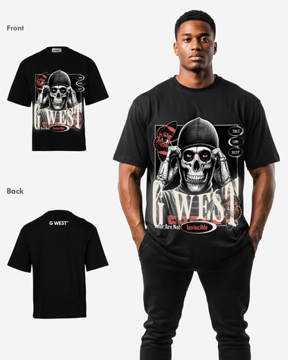 G WEST INVINCIBLE OVERSIZED T-Shirt Mens