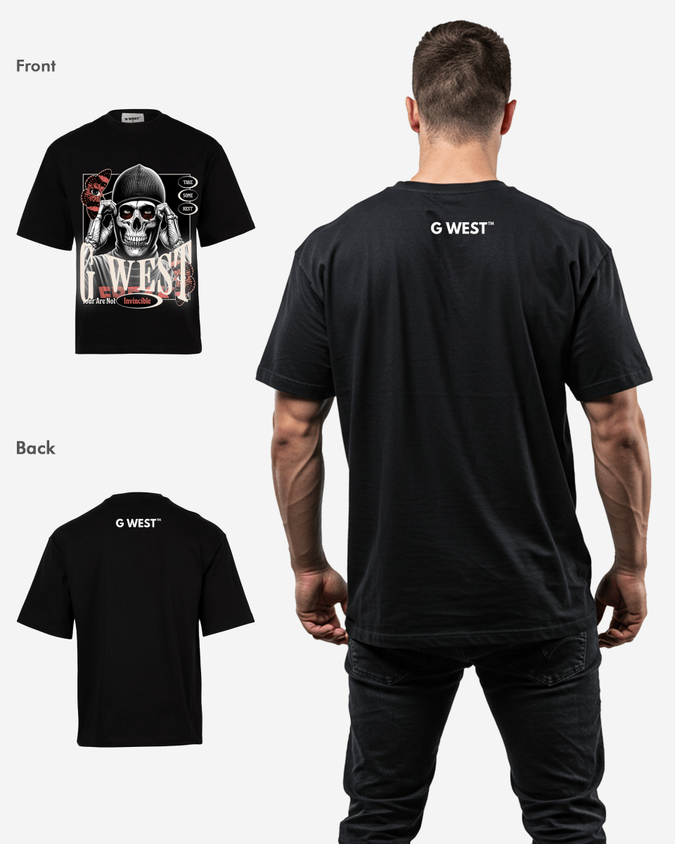 G WEST INVINCIBLE OVERSIZED T-Shirt Mens