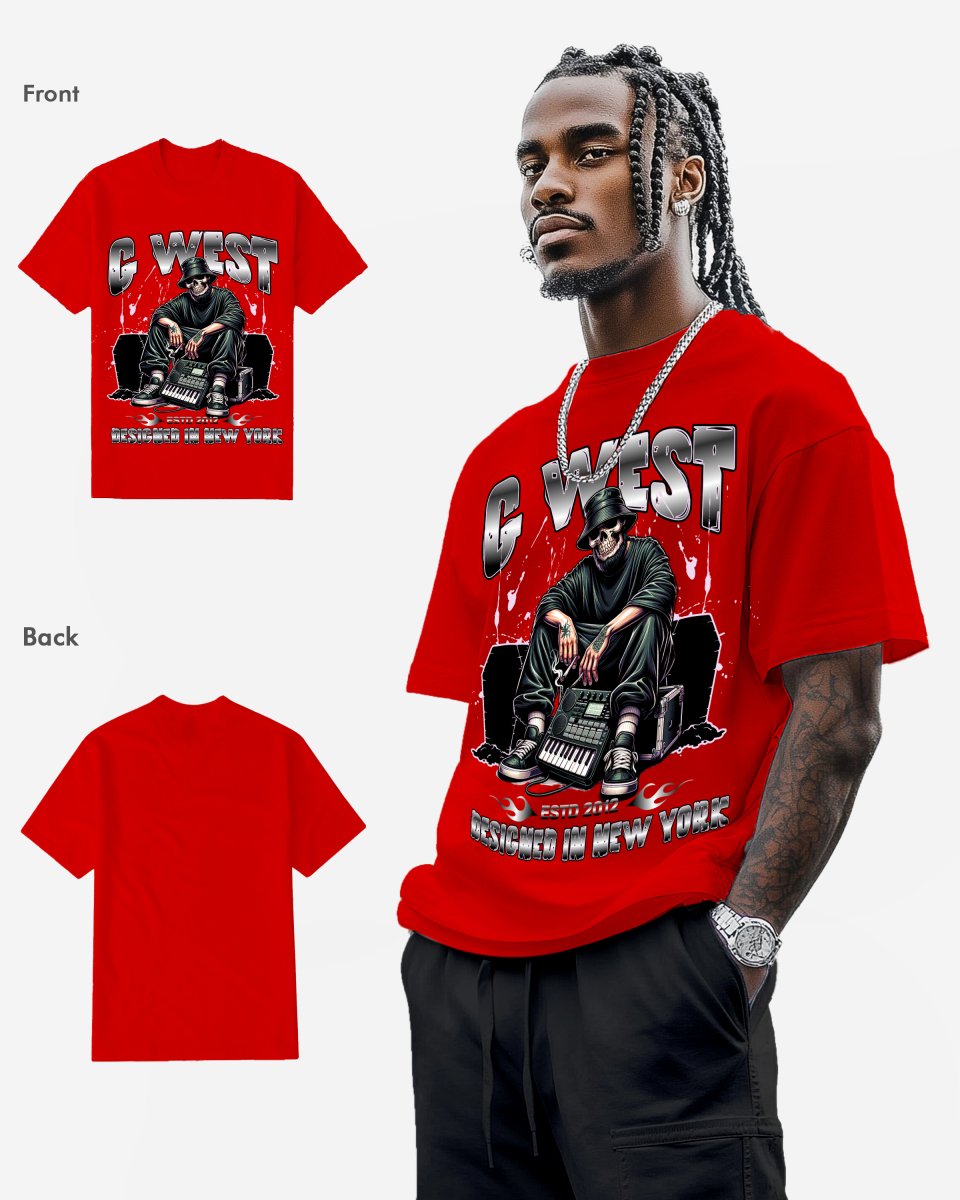 G West Jamming With The Dead T-Shirt Mens