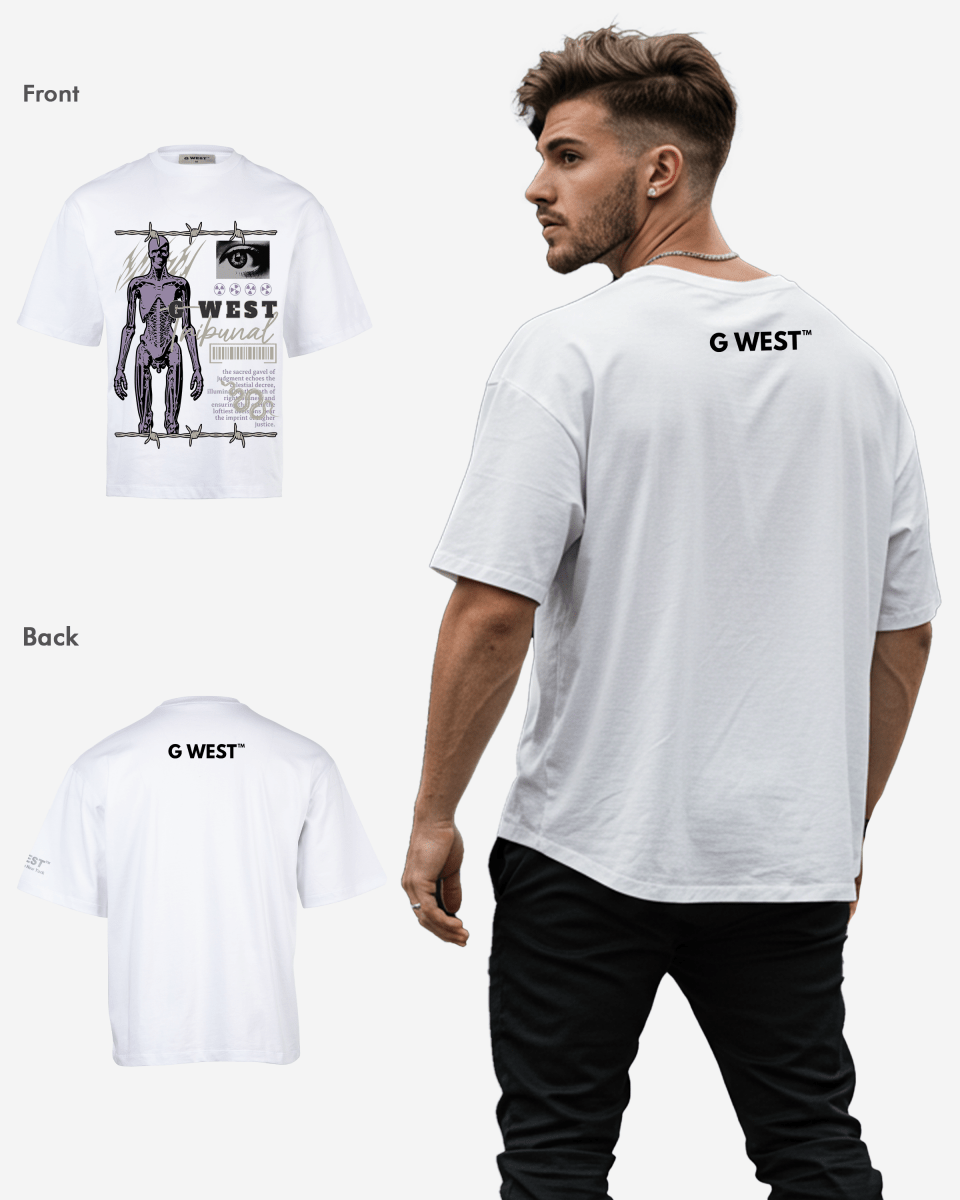 G WEST JUDGEMENT OVERSIZED T-Shirt Mens