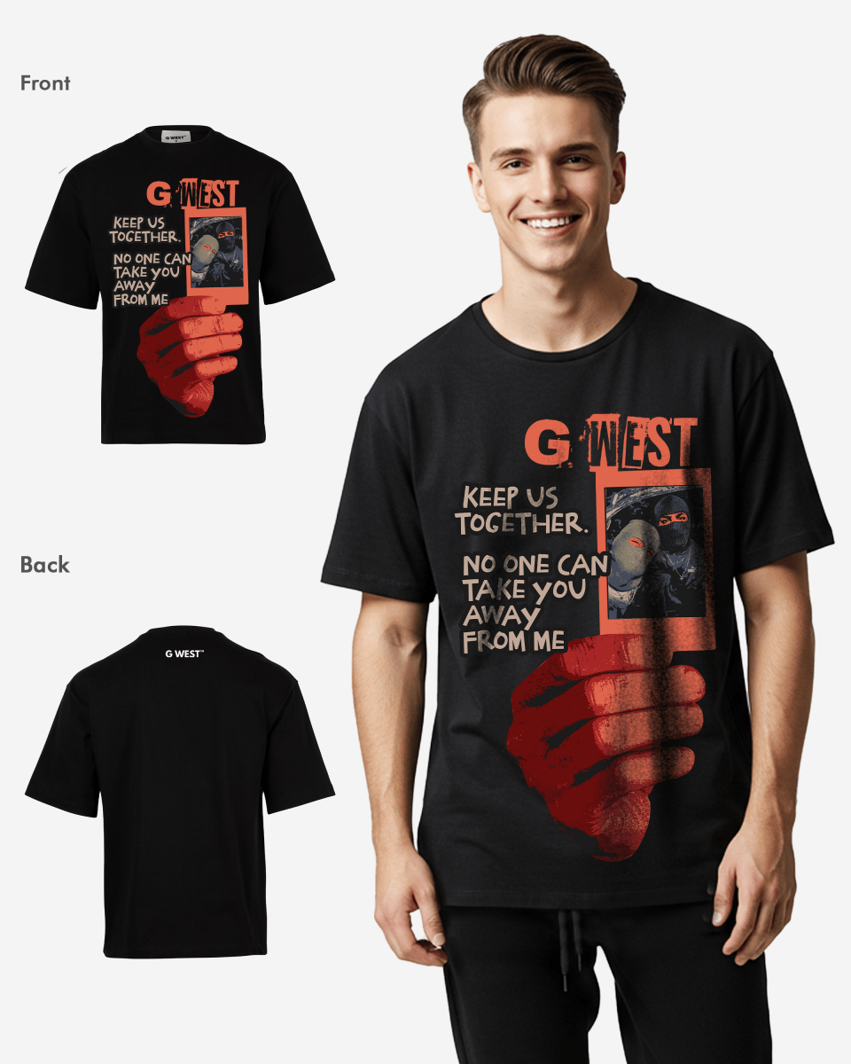 G WEST KEEP VS TOGETHER OVERSIZED T-Shirt Mens