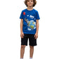 G West Kids Balloon Earth Royal T-Shirt Mens