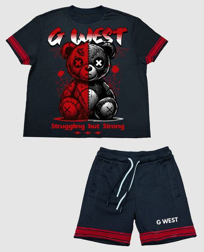 G West Kids Despair Mesh Tee Set