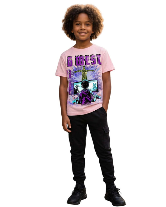 G West Kids Game Of G Morado Camiseta Hombre