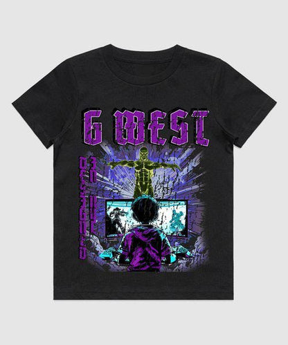 G West Kids Game Of G Purple T-Shirt Mens