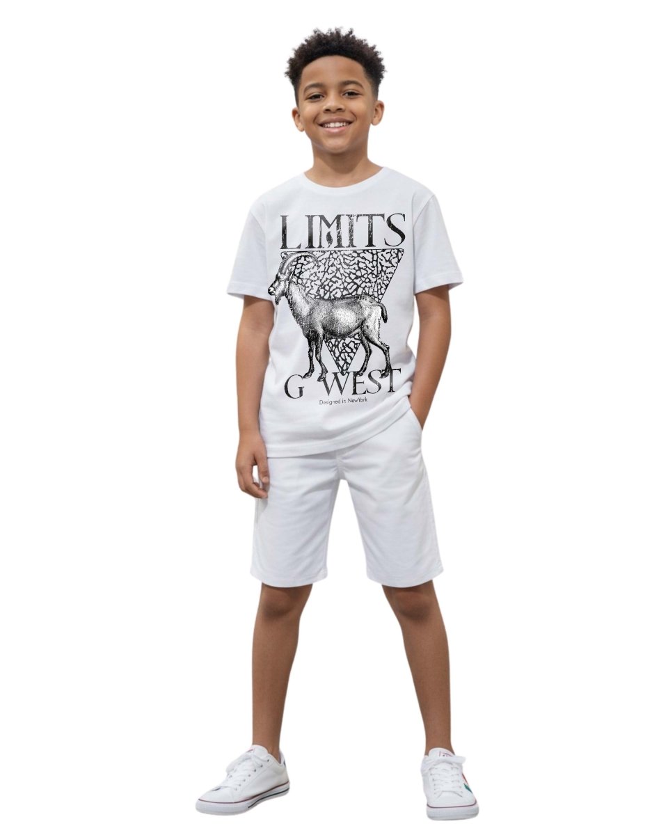 G West Kids Greatest Of All Time White Tee - Dtpbasty9039