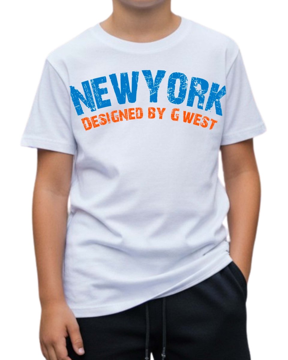G West Kids New York Arch Logo T-Shirt