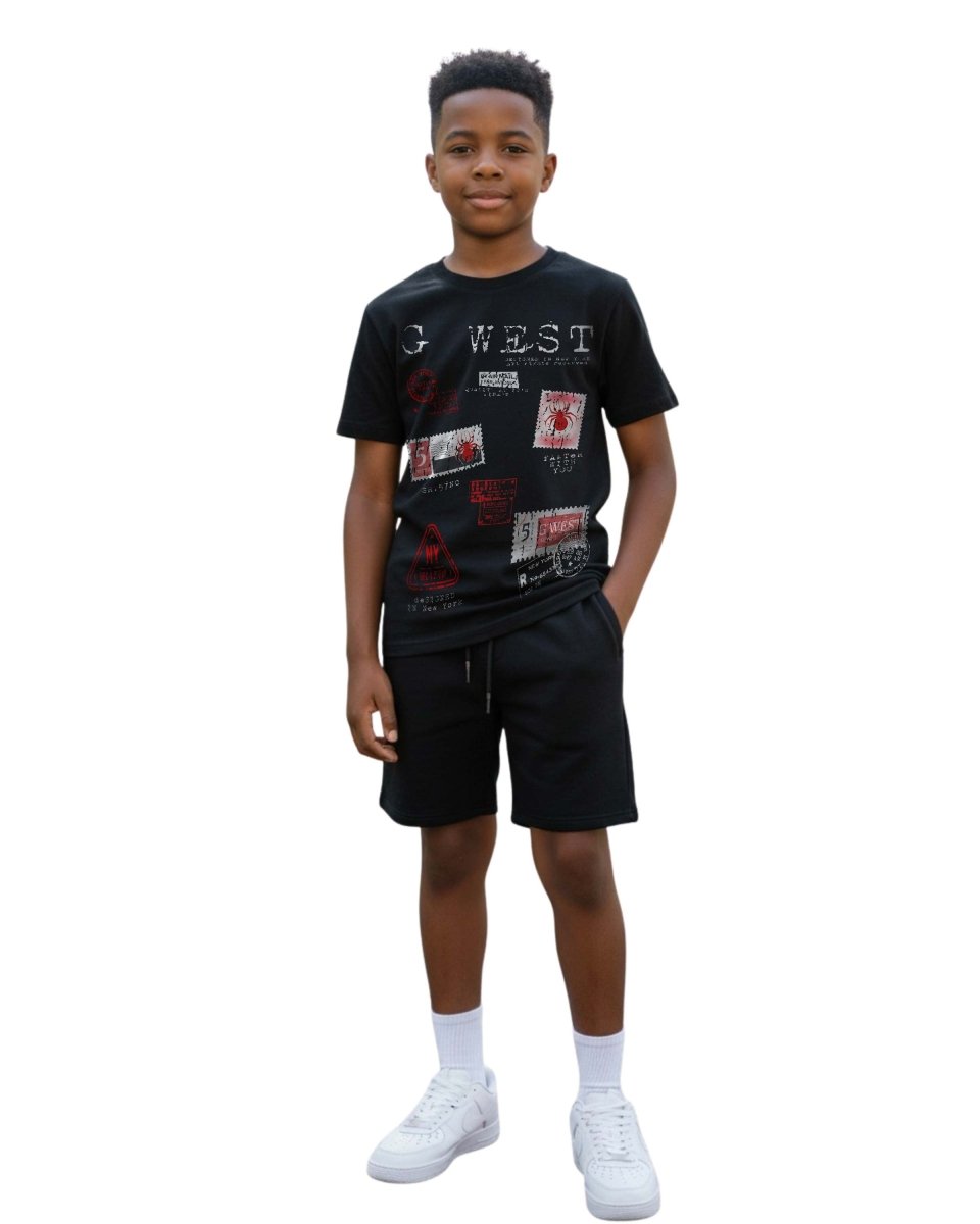 G West Kids Olympic Stamp Tee - Dtpbasty5041
