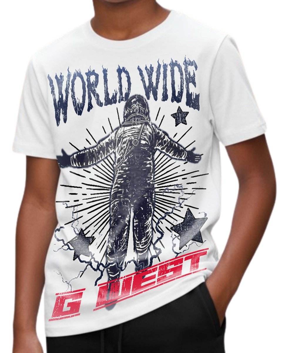 G West Kids Olympic World Wide Star T-Shirt Mens