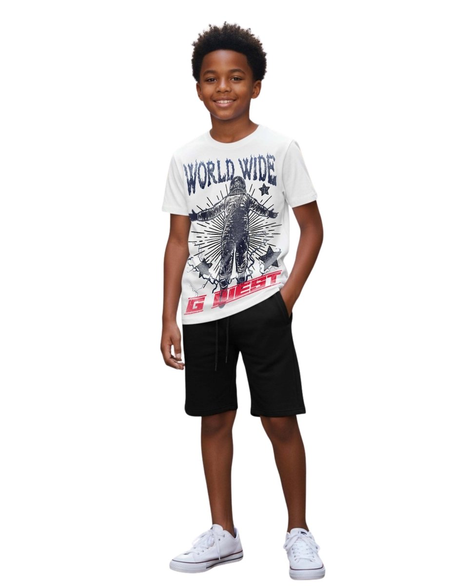 G West Kids Olympic World Wide Star T-Shirt Mens
