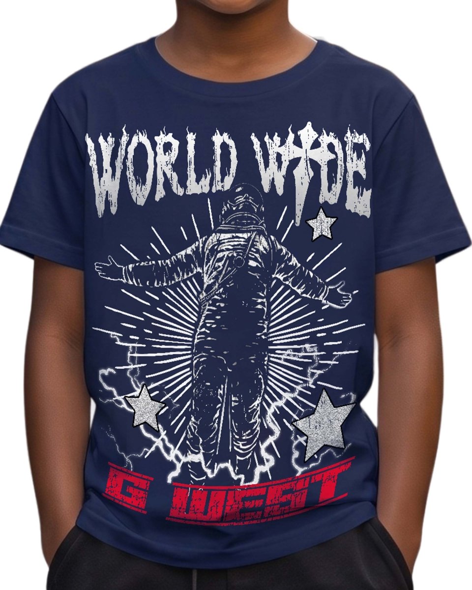 G West Kids Olympic World Wide Star T-Shirt Mens