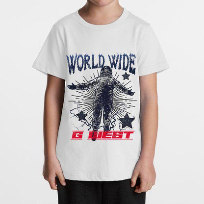 G West Kids Olympic World Wide Star T-Shirt Mens