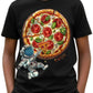 G West Kids Space Pizza Black Tee - Dtpbasty9067