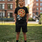 G West Kids Space Pizza Black Tee - Dtpbasty9067