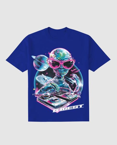 G West Kids Techno Dj Tshirt Mens